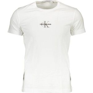 Calvin Klein pánske tričko Farba: Biela, Veľkosť: XL vyobraziť