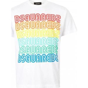 Dsquared2 pánske tričko Farba: Biela, Veľkosť: XS vyobraziť