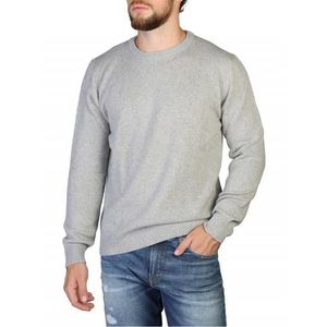 100% Cashmere pánsky sveter Farba: sivá, Veľkosť: S vyobraziť