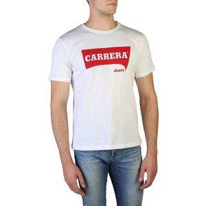 Carrera Jeans pánske tričko Farba: Biela, Veľkosť: S vyobraziť