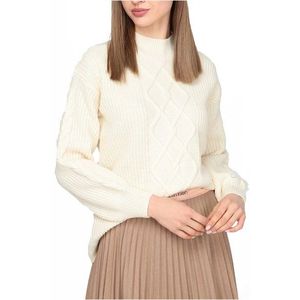 Calvin Klein dámsky sveter Farba: YBL WHITE, Veľkosť: L vyobraziť