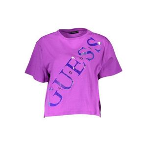 Guess dámske tričko Farba: Fialová, Veľkosť: M vyobraziť