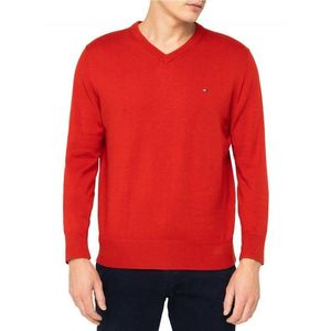 Tommy Hilfiger pánsky sveter Farba: červená, Veľkosť: XS vyobraziť