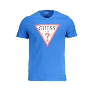 Guess pánske tričko Farba: Modrá, Veľkosť: M vyobraziť
