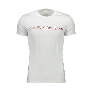Calvin Klein pánske tričko Farba: Biela, Veľkosť: S vyobraziť