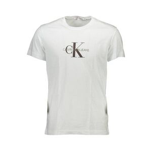 Calvin Klein pánske tričko Farba: Biela, Veľkosť: 2XL vyobraziť
