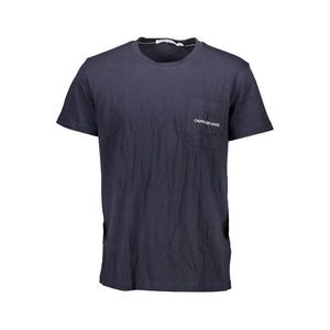 Calvin Klein pánske tričko Farba: Modrá, Veľkosť: 2XL vyobraziť