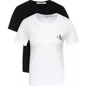 Calvin Klein dámske tričko Farba: 0K4 Ck Black/Bright White, Veľkosť: XS vyobraziť