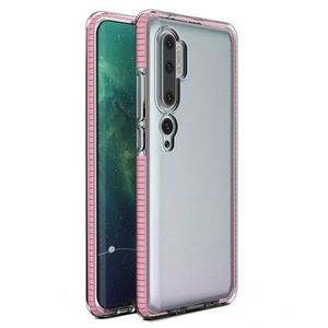 Puzdro Spring clear TPU pre Xiaomi Mi Note 10/Mi Note 10 Pro/Mi CC9 Pro - Slabo Ružová KP8677 vyobraziť