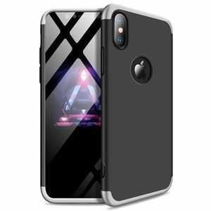 Ochranné puzdro GKK 360 - Predný a zadný kryt celého mobilu pre Apple iPhone XS Max - Strieborná KP9566 vyobraziť