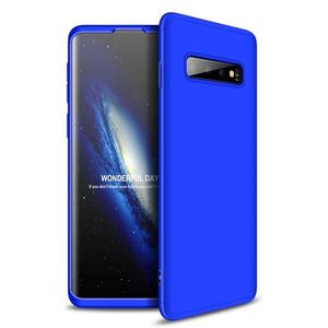 Ochranné puzdro GKK 360 - Predný a zadný kryt celého mobilu pre Samsung Galaxy S10 - Modrá KP9623 vyobraziť