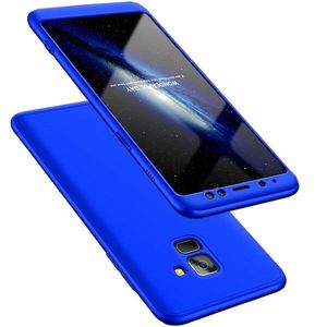 Ochranné puzdro GKK 360 - Predný a zadný kryt celého mobilu pre Samsung Galaxy A8 2018 - Modrá KP10488 vyobraziť