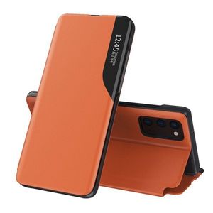 Elegantné knižkové puzdro View Case pre Samsung Galaxy A02s - Oranžová KP10652 vyobraziť