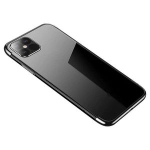 Puzdro Clear Color s farebným lemom pre Xiaomi MI 11 - Čierna KP10796 vyobraziť