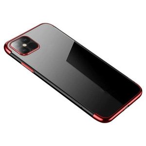 Puzdro Clear Color s farebným lemom pre Xiaomi MI 11 - Červená KP10797 vyobraziť
