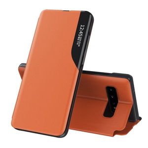Elegantné knižkové puzdro View Case pre Samsung Galaxy S10 Plus - Oranžová KP10859 vyobraziť