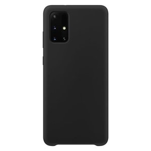 Puzdro Silicone case pre Samsung Galaxy A71 - Čierna KP10985 vyobraziť