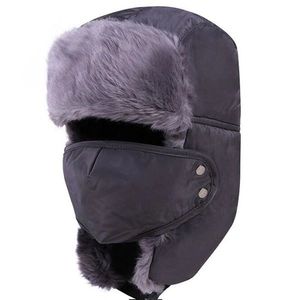Zimná kožušinová čiapka-Sivá KP11058 vyobraziť