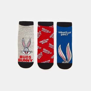 Sinsay - Súprava 3 párov ponožiek Looney Tunes - Viacfarebná vyobraziť