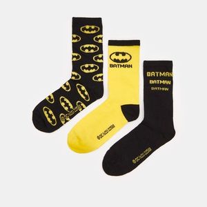 Sinsay - Súprava 3 párov ponožiek Batman - Čierna vyobraziť