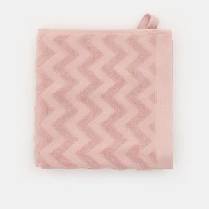 Sinsay - Bavlnený uterák, 50 cm × 100 cm - Ružová vyobraziť