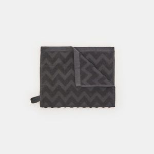 Sinsay - Bavlnený uterák, 30 cm × 50 cm - Čierna vyobraziť
