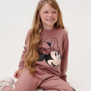 Sinsay - Súprava mikiny a teplákov Minnie Mouse - Ružová vyobraziť