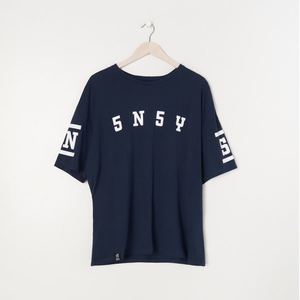 Sinsay - Oversize tričko - Tmavomodrá vyobraziť