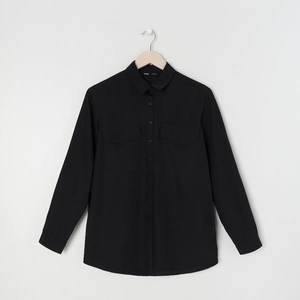 Sinsay - Košeľa s vreckami - Čierna vyobraziť