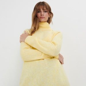 Sinsay - Rolákový sveter - Žltá vyobraziť