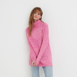 Sinsay - Rolákový sveter - Ružová vyobraziť
