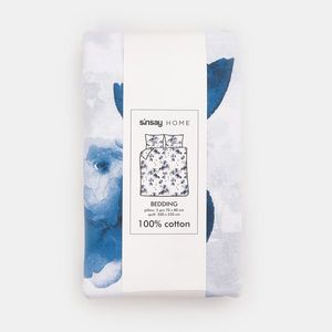 Sinsay - Bavlnená posteľná súprava, 200 cm × 220 cm - Biela vyobraziť