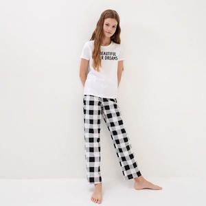 Sinsay - Dvojdielne pyžamo - Biela vyobraziť