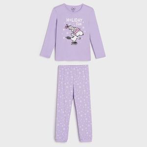 Sinsay - Dvojdielne pyžamo Snoopy - Purpurová vyobraziť