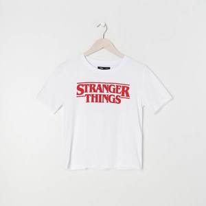 Sinsay - Tričko Stranger Things - Biela vyobraziť