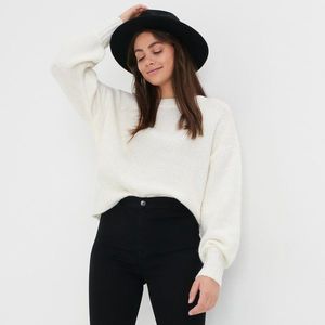 Sinsay - Vlnený sveter - Krémová vyobraziť