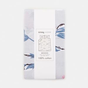 Sinsay - Bavlnená posteľná súprava - Svetlošedá vyobraziť