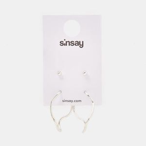 Sinsay - Earrings - Strieborná vyobraziť