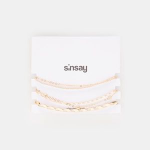 Sinsay - Súprava 5 náramkov - Zlatá vyobraziť