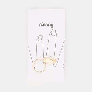 Sinsay - Súprava 2 prsteňov - Zlatá vyobraziť