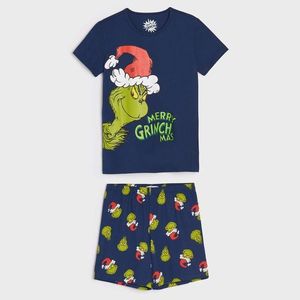 Sinsay - Vianočné pyžamo Grinch - Tmavomodrá vyobraziť