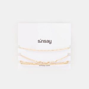 Sinsay - Súprava 4 náramkov - Zlatá vyobraziť