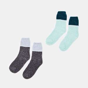 Sinsay - Súprava 2 párov ponožiek - Viacfarebná vyobraziť