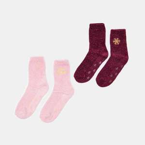 Sinsay - Súprava 2 párov ponožiek - Ružová vyobraziť