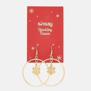 Sinsay - Vianočné náušnice - Zlatá vyobraziť