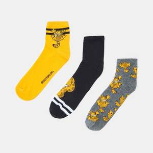 Sinsay - Súprava 3 párov ponožiek Garfield - Šedá vyobraziť