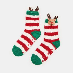 Sinsay - Vianočné ponožky - Biela vyobraziť