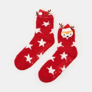 Sinsay - Vianočné ponožky - Červená vyobraziť