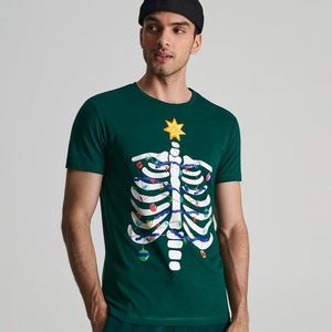 Sinsay - Tričko s potlačou - Zelená vyobraziť