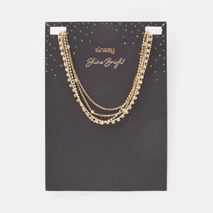 Sinsay - Viacvrstvový náhrdelník - Zlatá vyobraziť